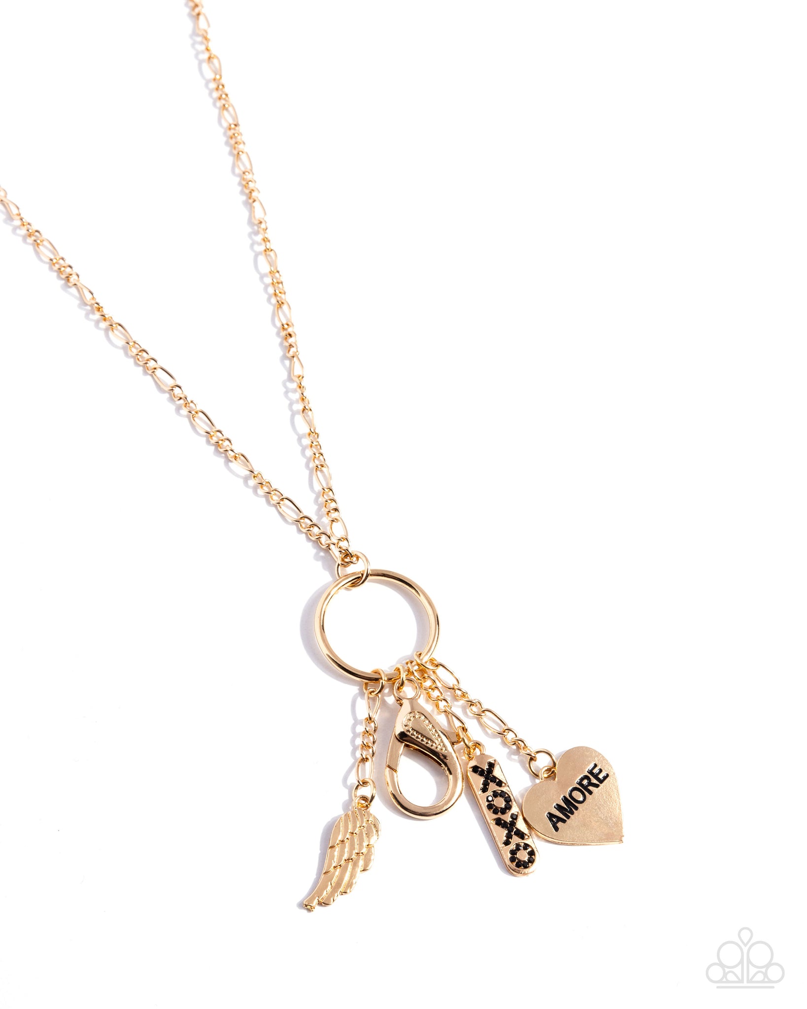 Con Amore Gold Lanyard Necklace