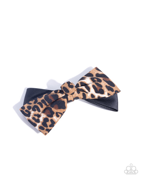 Chasing Cheetah Brown Hair Clip