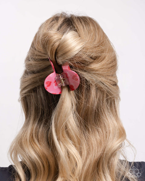 Courting Clip Pink Hair Clip