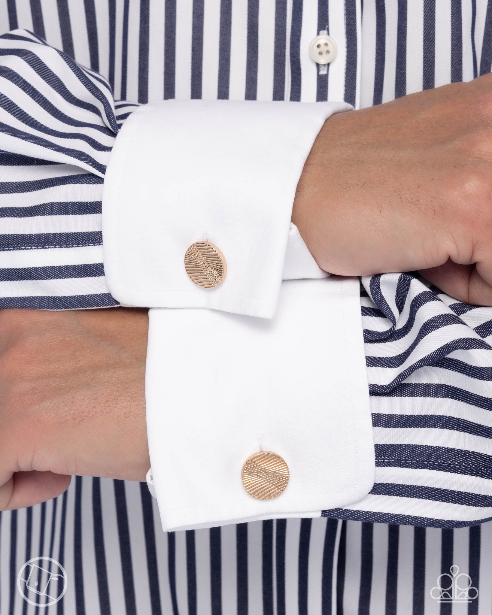 Monochromatic Modern Cuff Links