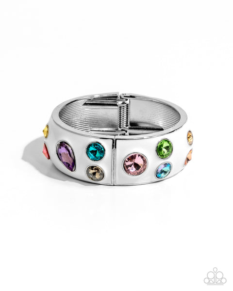 Planned Polka Dots White Bracelet