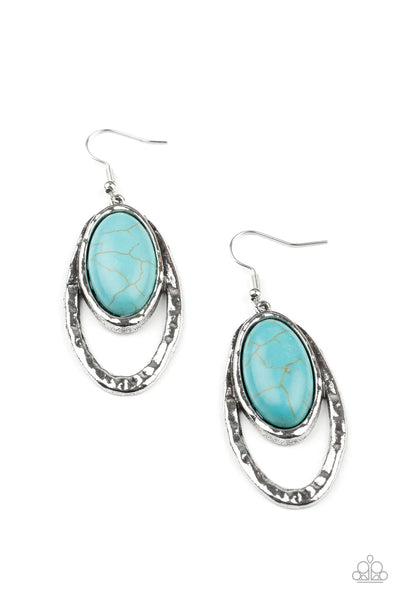 Pasture Paradise - Blue Earrings