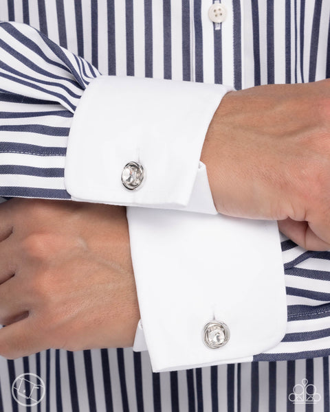Serendipitous Showcase White Cuff Links