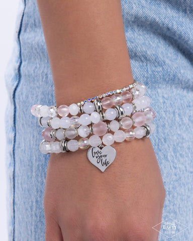 Optimistic Opulence Pink Bracelet