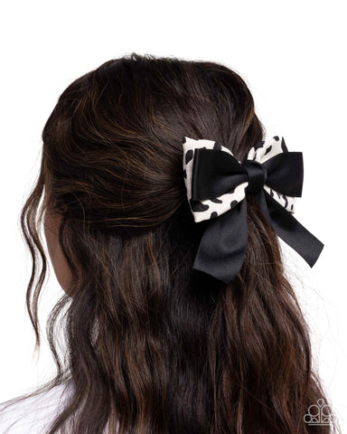 Cow Chic Hair Bow
