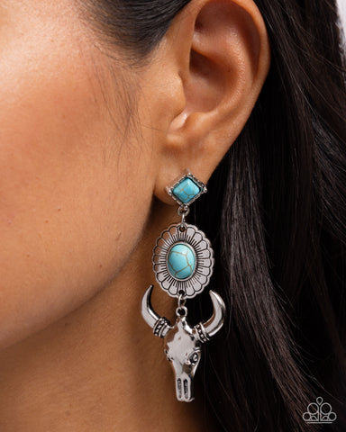 Western Week Blue Earrings