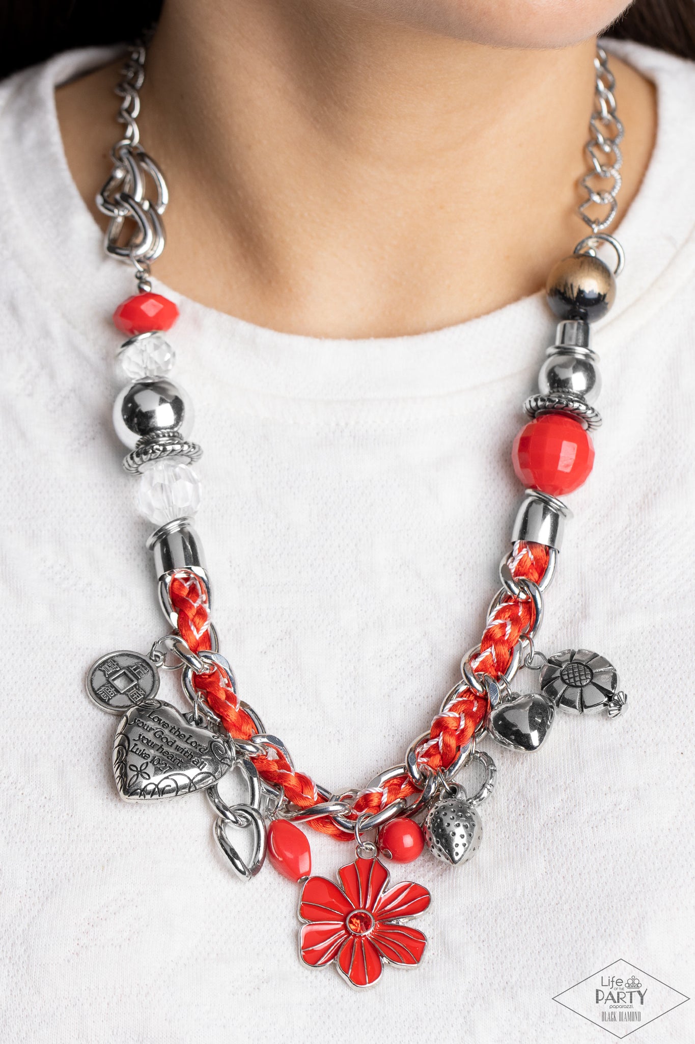 Charmed, I Am Sure - Red Necklace