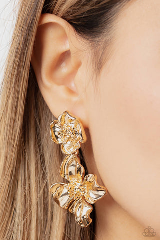 Gilded Grace - Gold Earrings