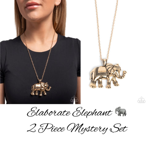 Elaborate Elephant Two Piece Mystery Set