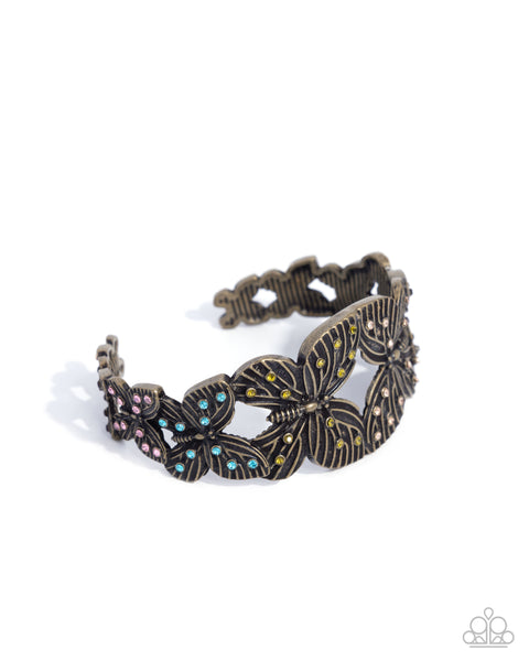 Mariposa Makeover Brass Bracelet