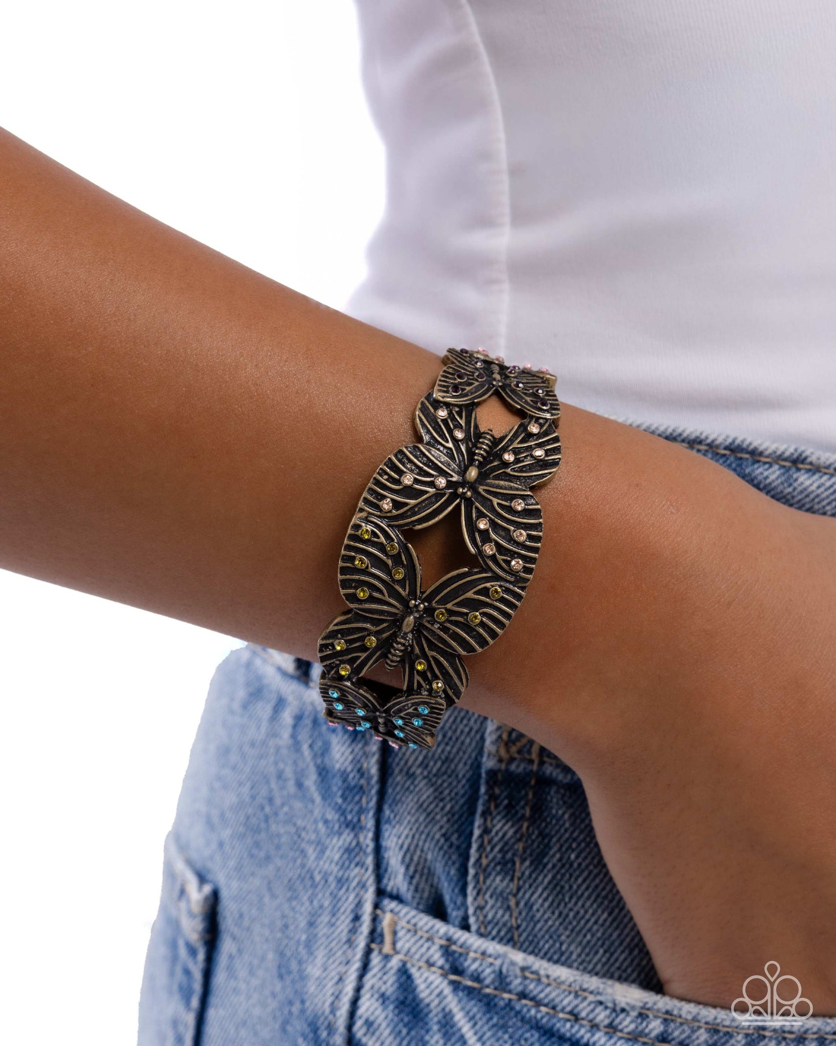 Mariposa Makeover Brass Bracelet