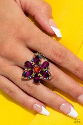 Blazing Blooms Multi Ring