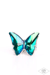 Fluorescent Flutter - Green  - Ring