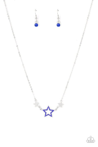 United We Sparkle Blue Necklace