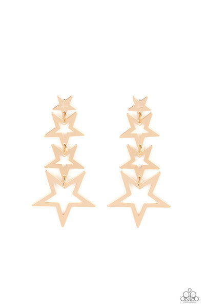 Superstar Crescendo - Gold Earring