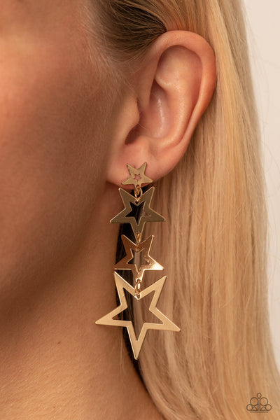 Superstar Crescendo - Gold Earring