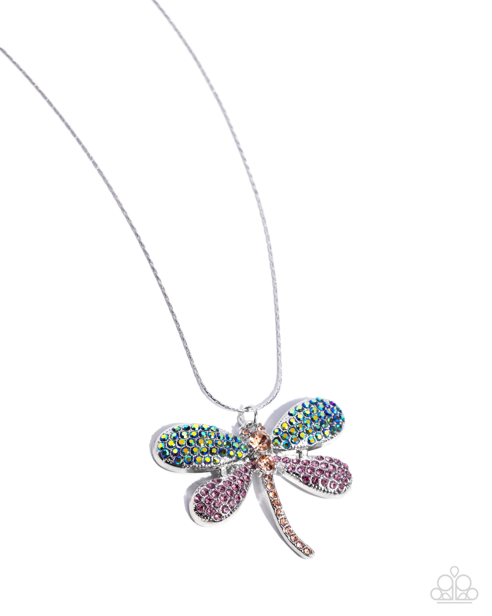 Dragonfly Defiance Purple Necklace