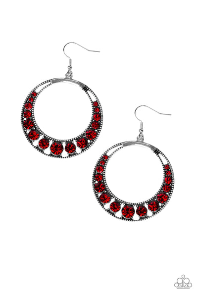 Ka Pow Dazzle Red Earrings