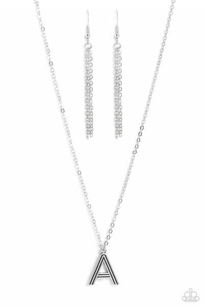 Leave Your Initials - Silver - A Silver Necklace