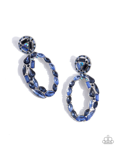 Eclectic Elevation Blue Earring