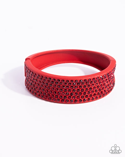 Sprinkling Studs Red Bracelet