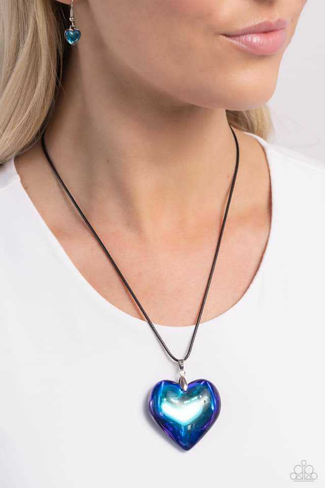 Seize The Simplicity Blue Necklace