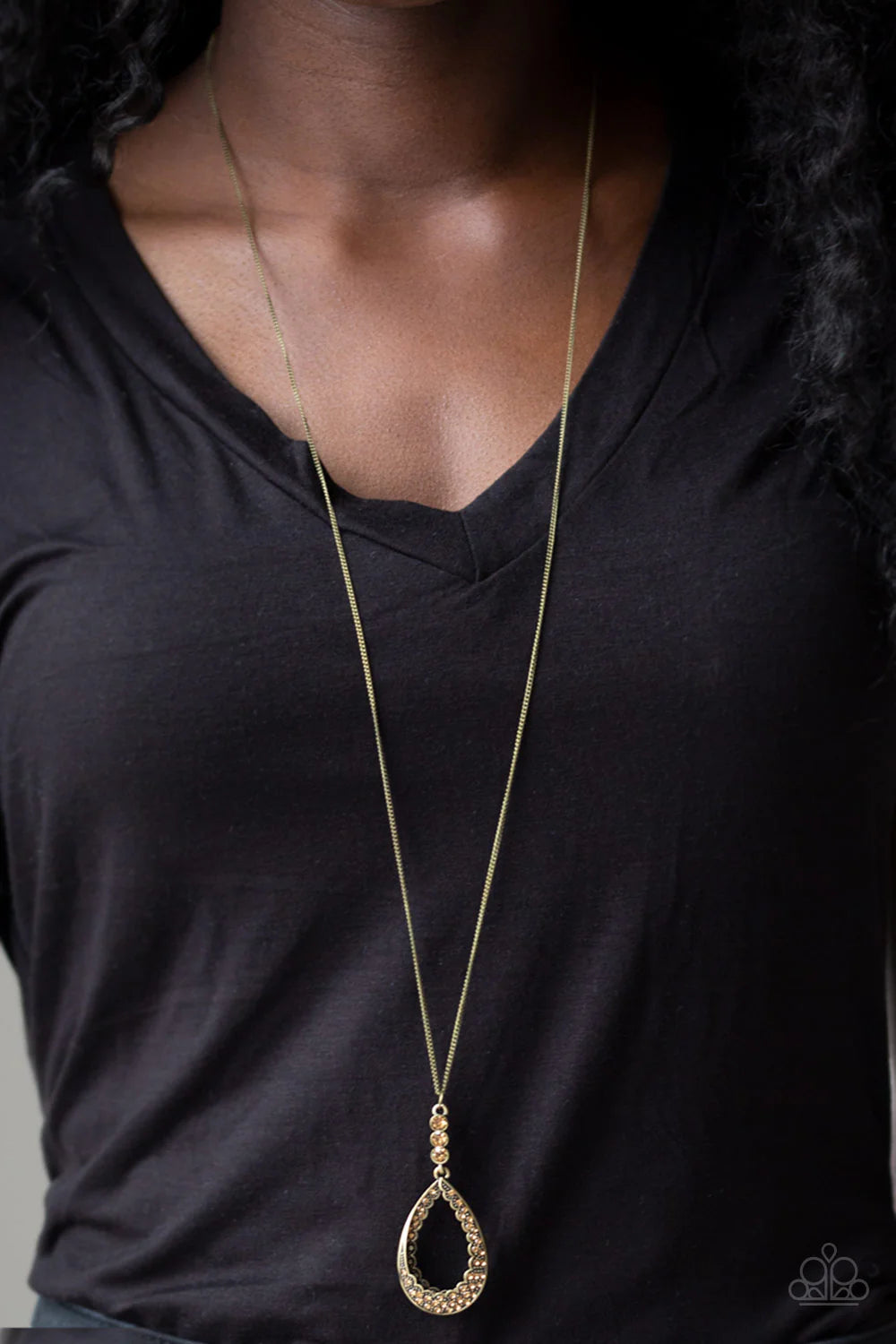 Red Carpet Royal Brass Necklace