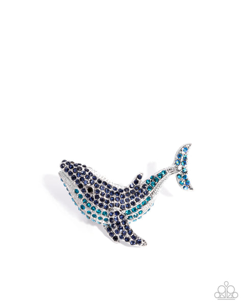 Whale of a Time Blue Ring