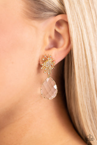 Stellar Shooting Star - Gold Earrings