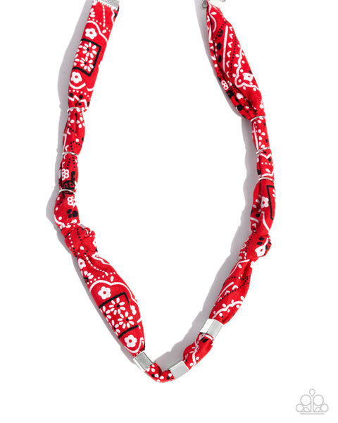 Bandana Balance Red Necklace