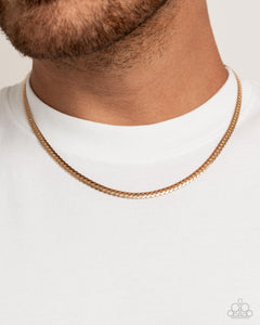 CURB the Peace Gold Urban Necklace
