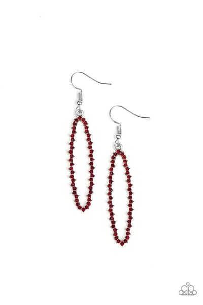 A Little Glow-Mance Red Earrings