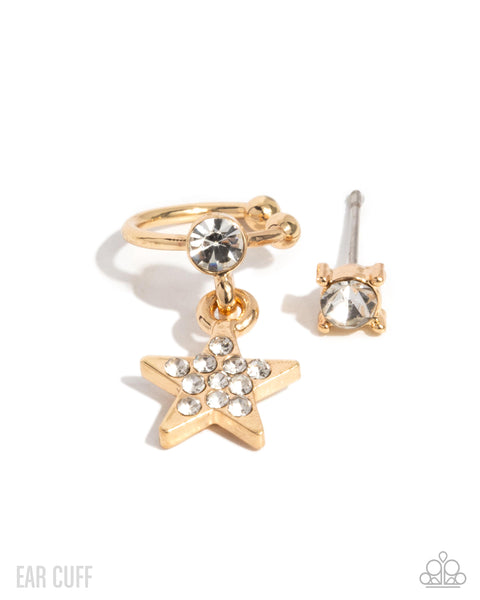 Cosmic Cool Gold Earring