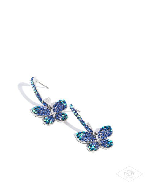 Whimsical Waltz Blue Earring
