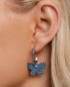 Whimsical Waltz Blue Earring