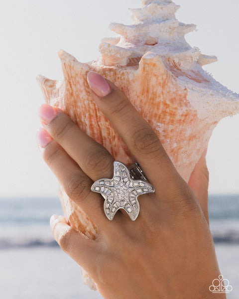 Starfish Scope White Ring