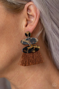 No One Likes A Cheetah Brown Earrings