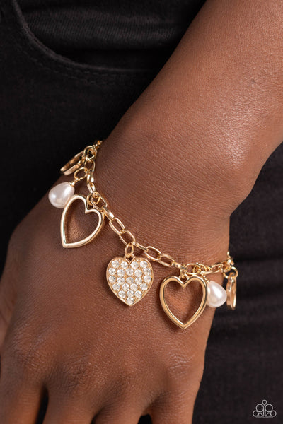 GLOW Your Heart - Gold Bracelet