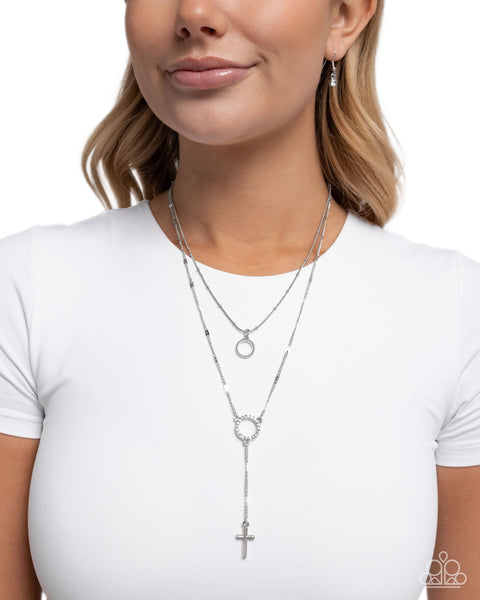 Faithfully Fierce White Necklace