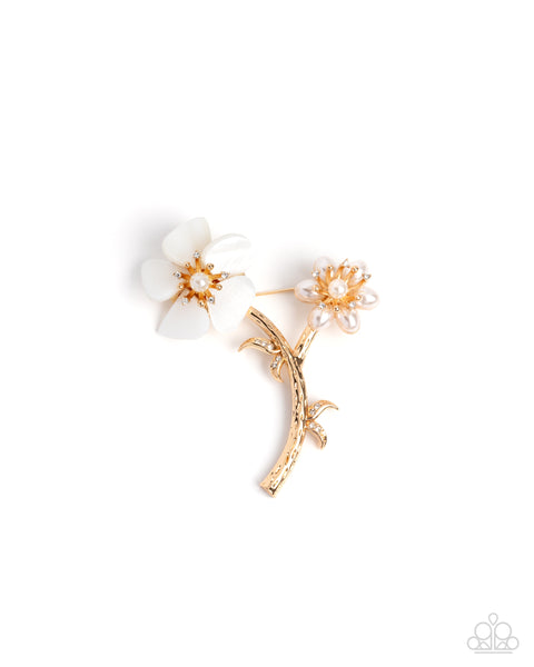 Blooming Boutonniere Brooch