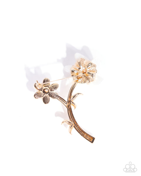 Blooming Boutonniere Brooch