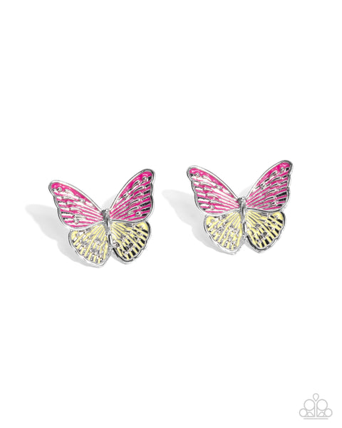 Aerial Appreciation Pink Earring