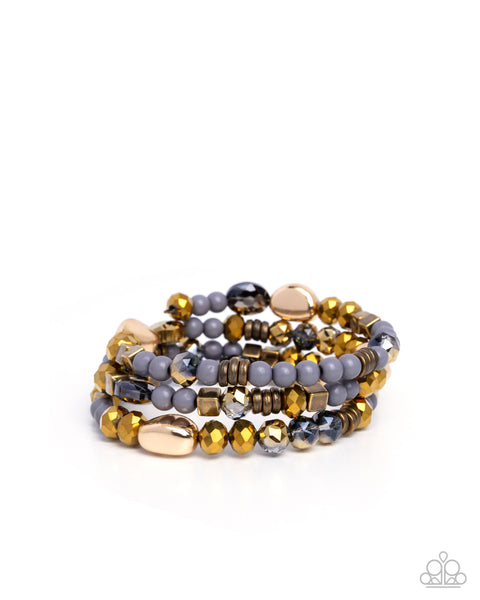 Material WHIRL Brass Bracelet