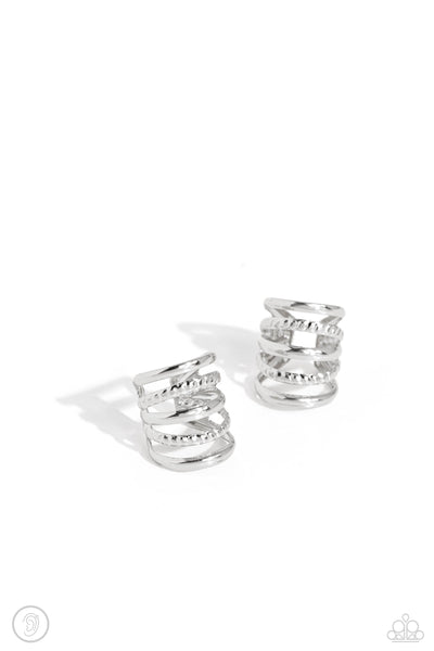 Flexible Fashion - Silver Ear Cuffs