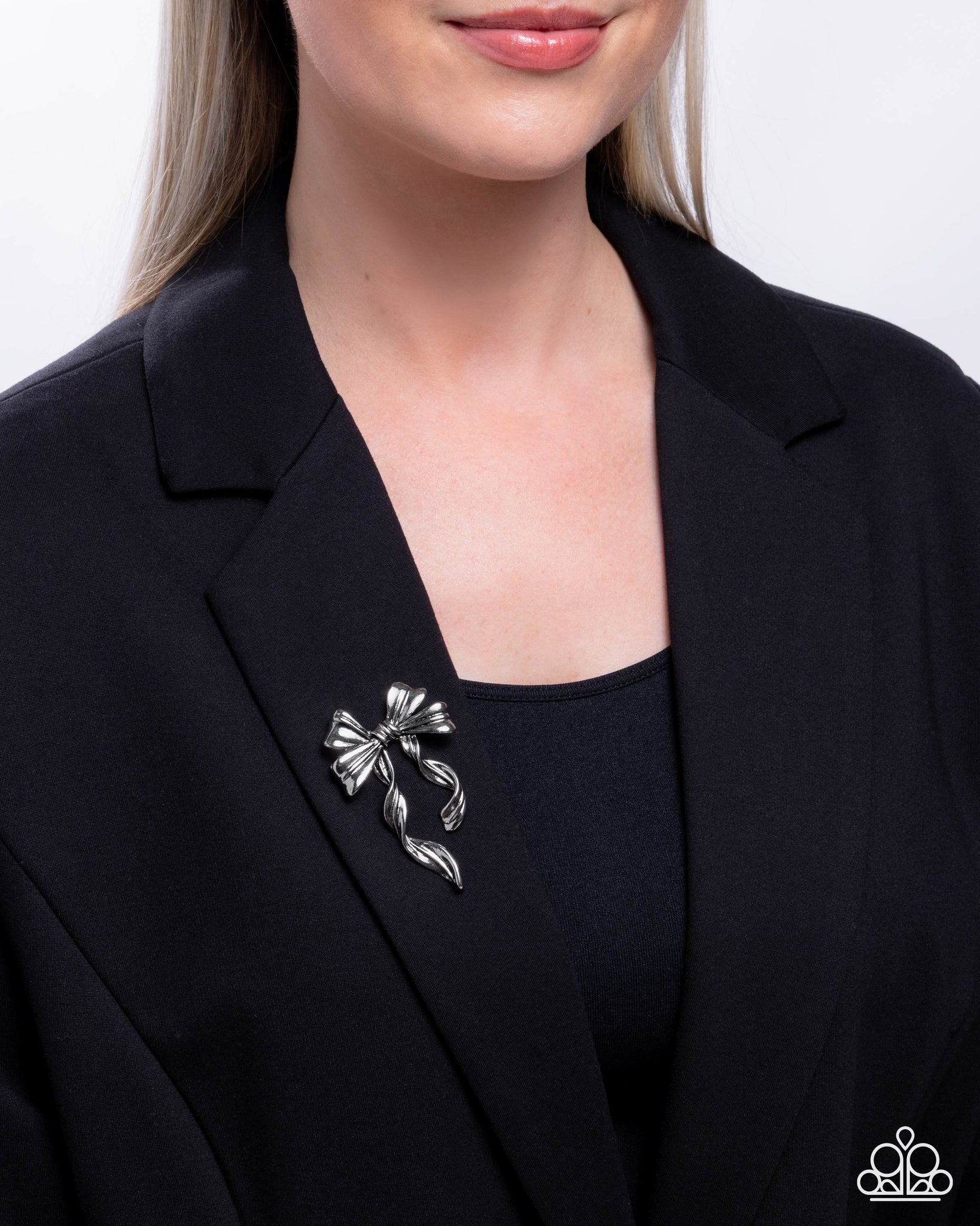 Bow Bonanza Silver Brooch