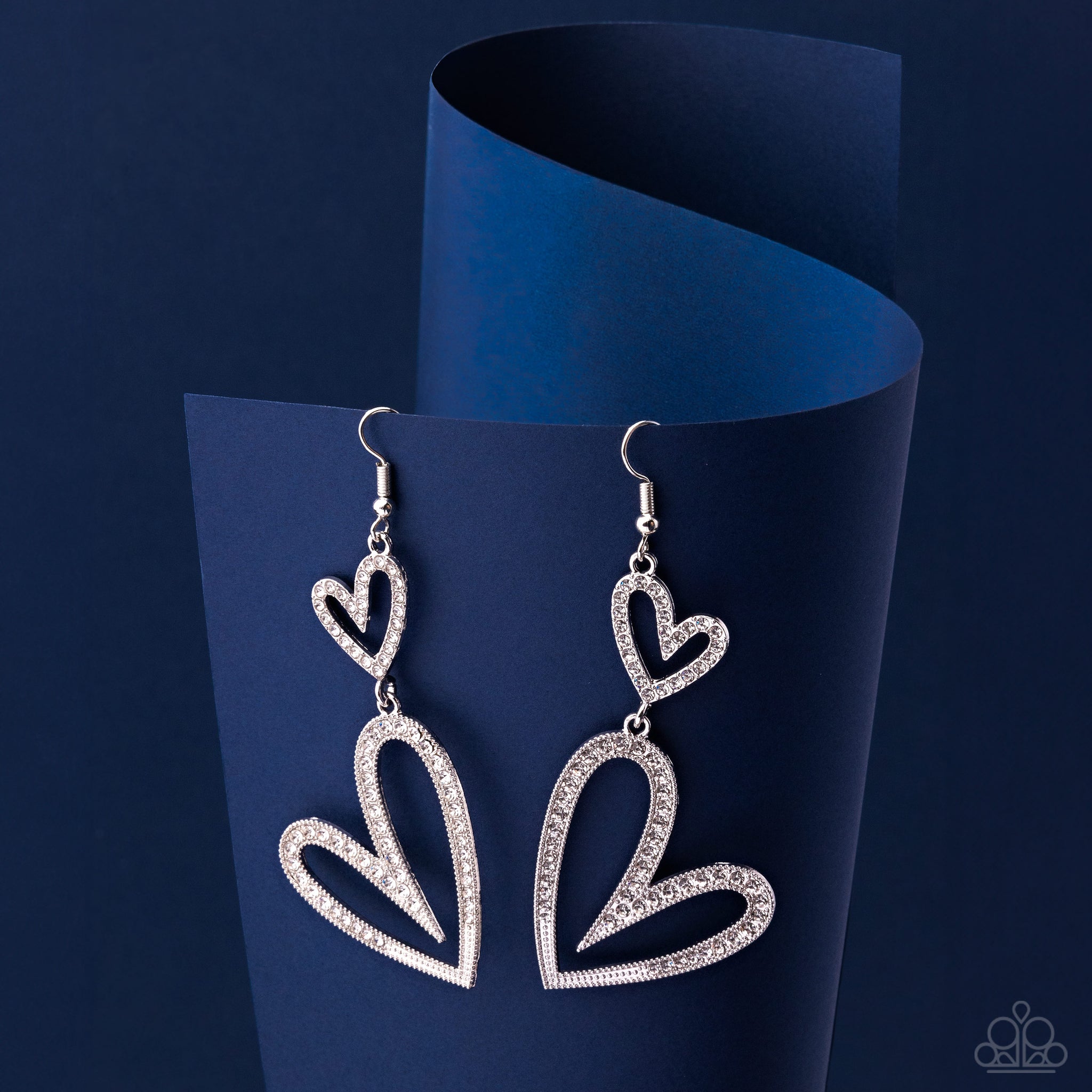 Power Couple White Earring