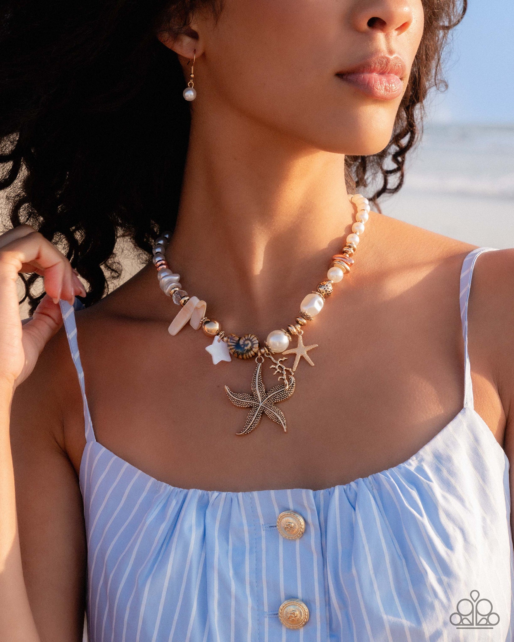 Coastal Cameo Necklace