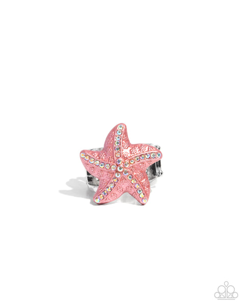 Starfish Souvenir Orange Ring