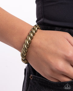 Carefree Curls Brass Bracelet