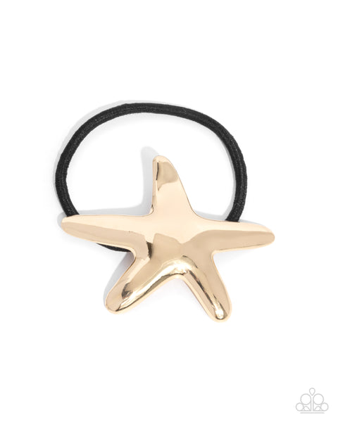 Sleek Starfish Gold Hair Clip
